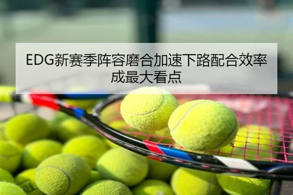 EDG新赛季阵容磨合加速下路配合效率成最大看点